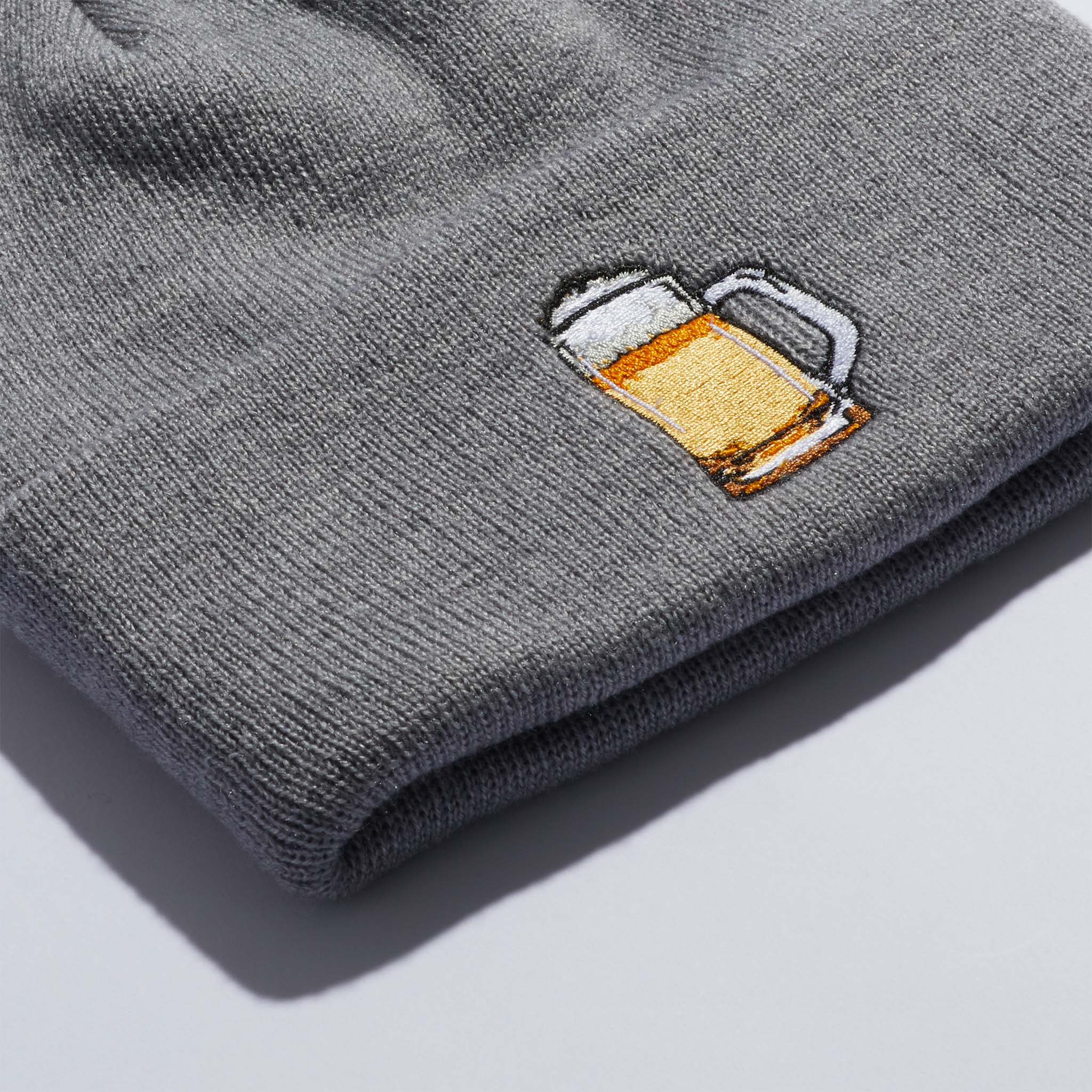 The Crave Food & Drink Patch Acrylic Cuff Beanie - Image 3