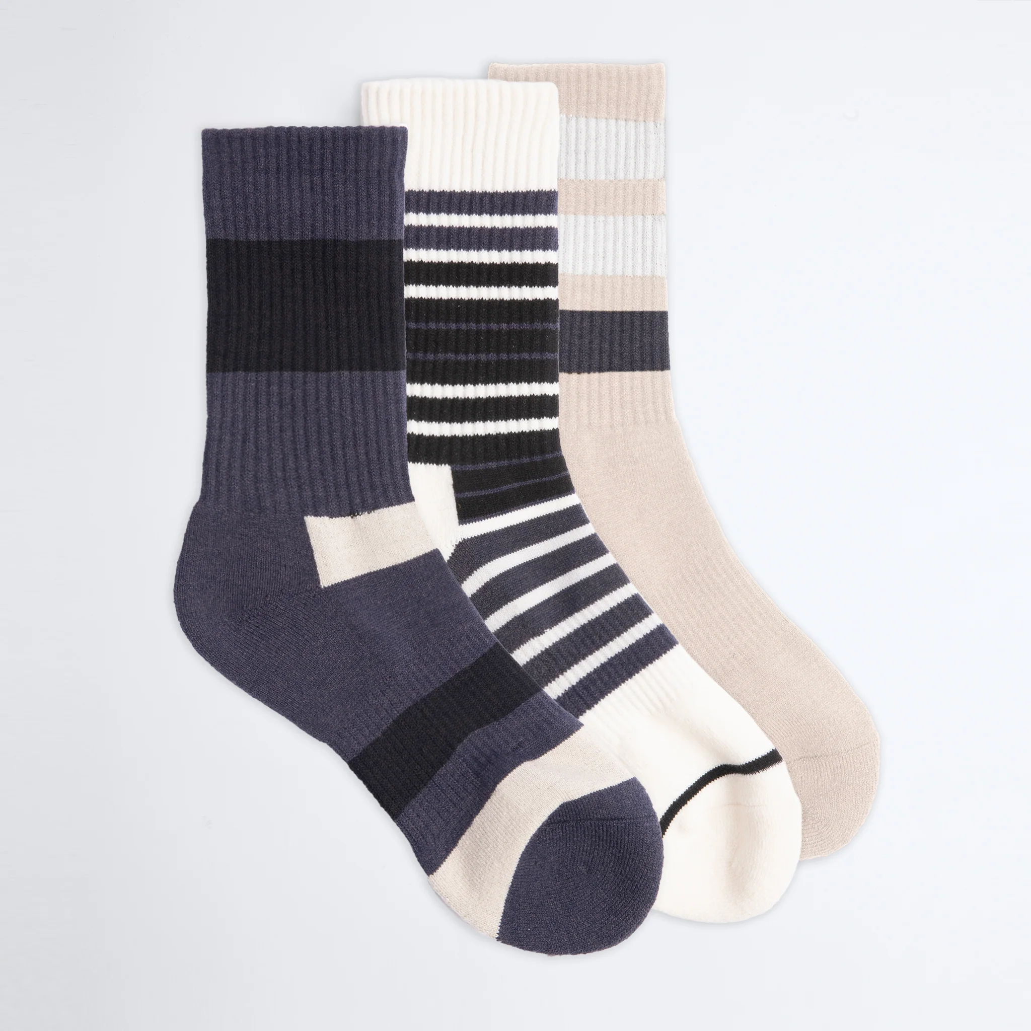 The Everyday Crew Sock Three Pack - Image 4